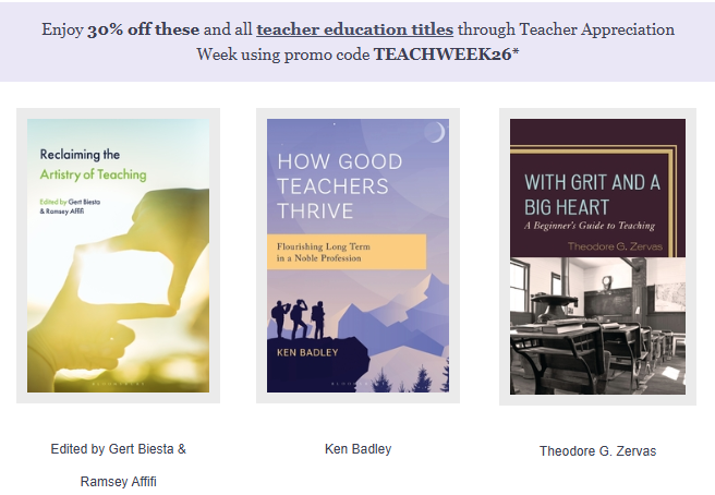 Bloomsbury Academic Education tweet media