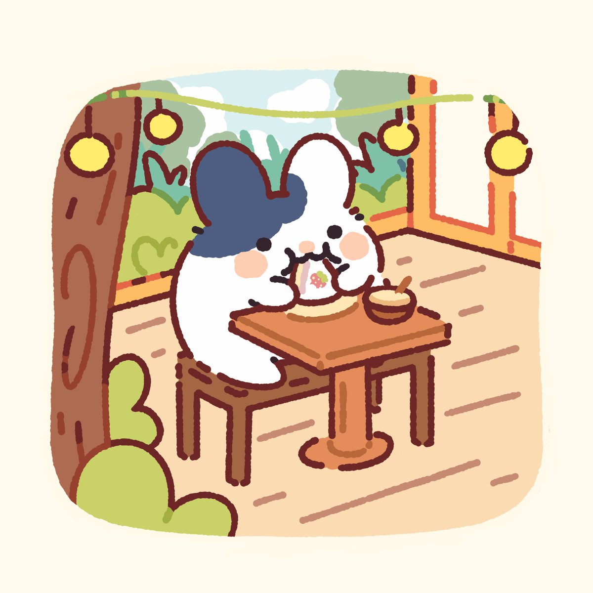 pipiulup's tweet photo. 🐰🍰 https://t.co/gy1WKgodqa