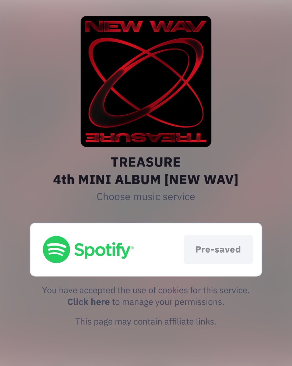 pre-save now teumes!!🩵

PRESAVE NEW WAV NOW #TREASURE_NEW_WAV
#TREASURE #트레저 
<a href="/treasuremembers/">TREASURE</a>