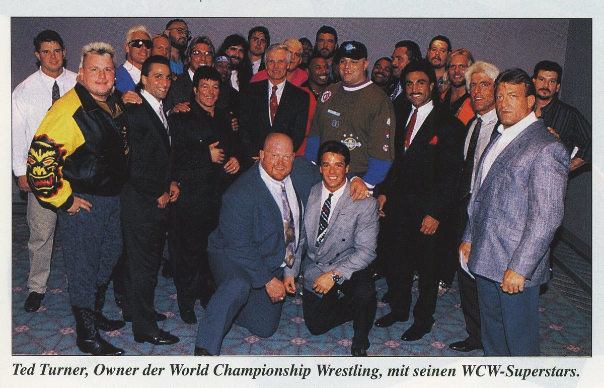 voiceswrestling's tweet photo. Ted Turner, the legendary media mogul, passed away today at the age of 87. In this free Patreon post, a look at how he saved pro wrestling (and bison!)

Read: https://t.co/jilEHdzmal https://t.co/O4KgwrfAIa