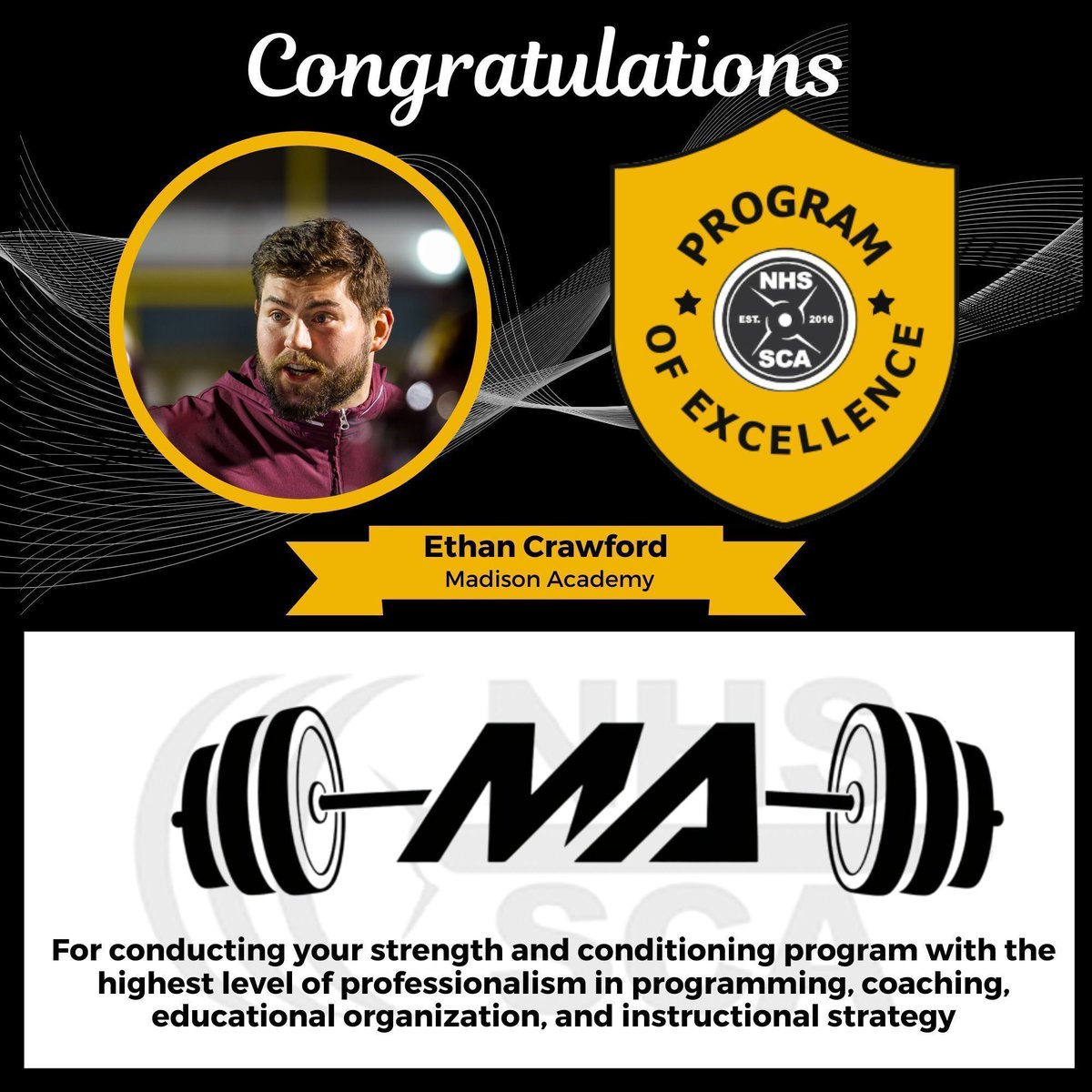 Official NHSSCA tweet media