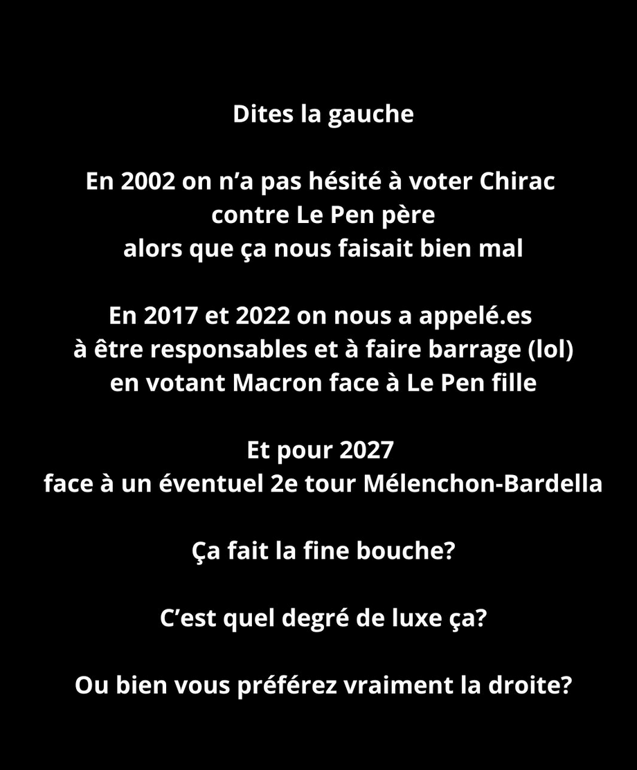 VirgileJambon's tweet photo. avec le réchauffement climatique ces posts insta arrivent un an avant l’élection… il y a quelques années c’était seulement deux semaines avant le premier tour https://t.co/CiZH9GSC7b