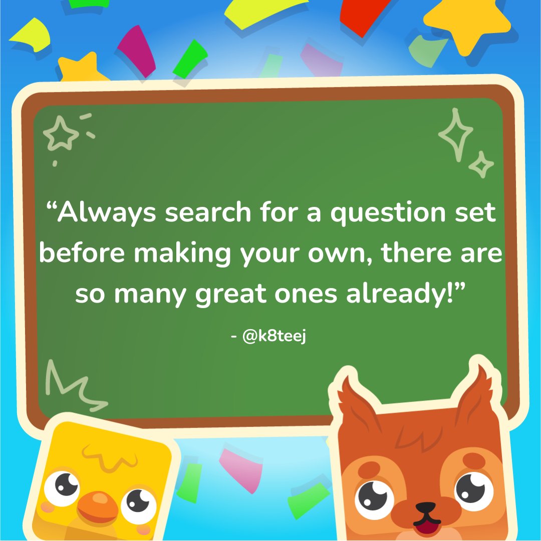 PlayBlooket's tweet photo. We asked teachers their favorite features and tips… and they delivered! 👏 From clever classroom strategies to creative ways you’re using Blooket, we’re taking notes. 📝 Your feedback helps shape what we build next, so we want to hear it all! 💡 What’s your go-to feature? https://t.co/u2CVWYFOtO