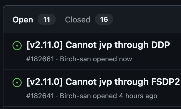 Birchlabs's tweet photo. how was your day and why are you still using pytorch https://t.co/4ge0TU8IgZ
