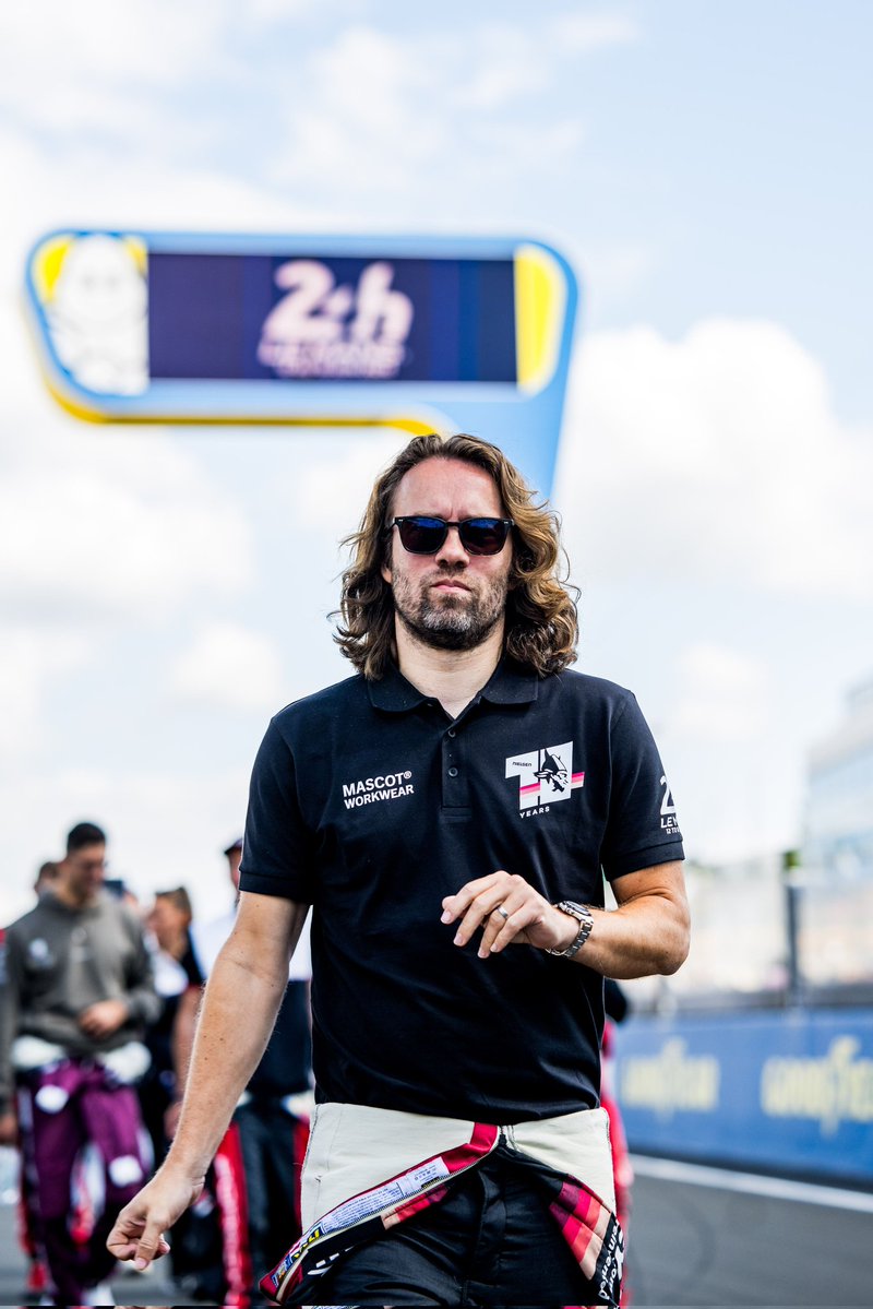 RacingNielsen's tweet image. Welcome back @dhhracing!

David Heinemeier Hansson returns to Nielsen for a viking good time in his 13th go at the 24 Hours of Le Mans.

Kom så!  🤟 #LeMans24