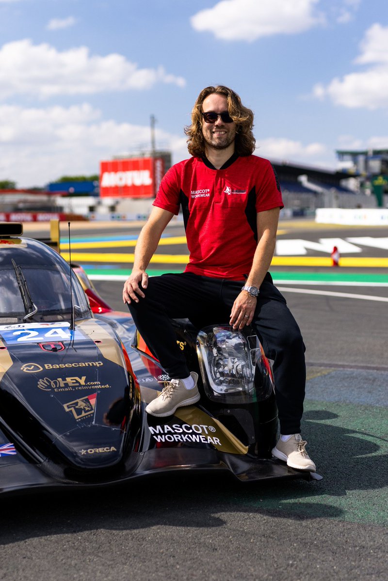 RacingNielsen's tweet image. Welcome back @dhhracing!

David Heinemeier Hansson returns to Nielsen for a viking good time in his 13th go at the 24 Hours of Le Mans.

Kom så!  🤟 #LeMans24