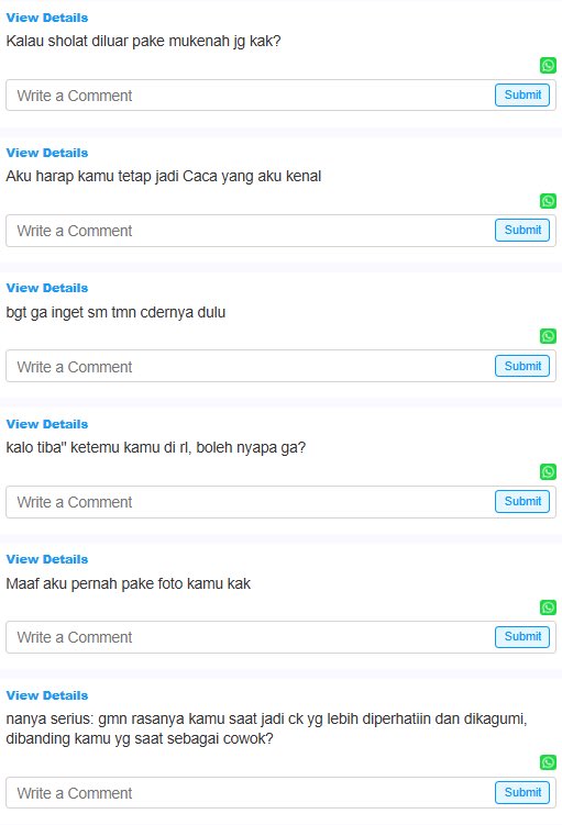 setelah liat sendiri (mual) keyword “cder”, gue jadi paham kenapa hal kayak gini jadi hal yg serius dan bahkan dilaknat. awalnya gue pikir crossdressing tu cuma konten internet aja. ternyata makin dinormalisasi dan didukung, makin pada berani masuk ke ruang publik yaaa, bahkan di