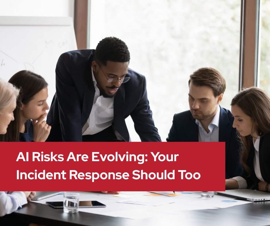 RedLensInfoSec's tweet photo. AI risks aren’t standing still and neither should your incident response strategy. AI is accelerating both innovation and risk. If your incident response plan hasn’t evolved, you’re already behind.

https://t.co/OlQjsLAn3t

#CyberSecurity #AI #RiskManagement #IncidentResponse https://t.co/nYG2jDvyK6