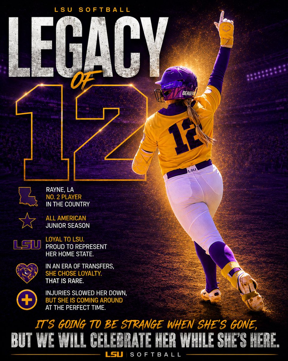DAILY LSU NEWS + LSU Softball Report tweet media