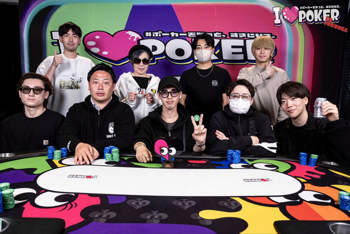 I LOVE POKER in FUKUOKA tweet media