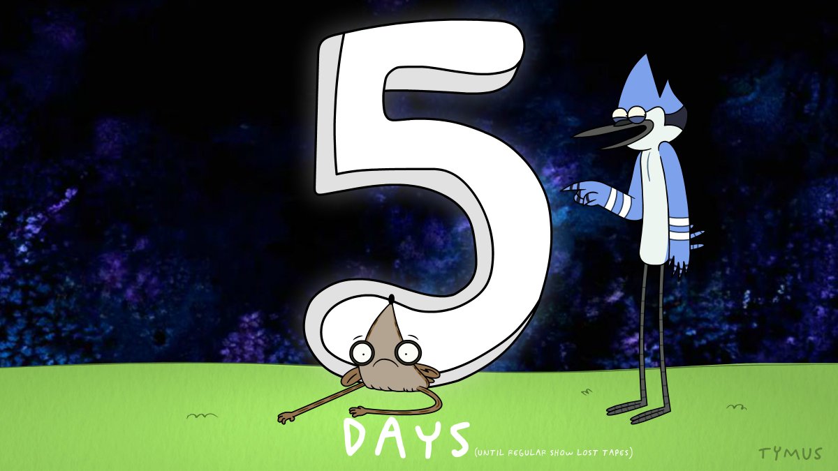 5 Days until the premiere of Regular Show Lost Tapes

#RegularShow #Mordecai #Rigby #LostTapes