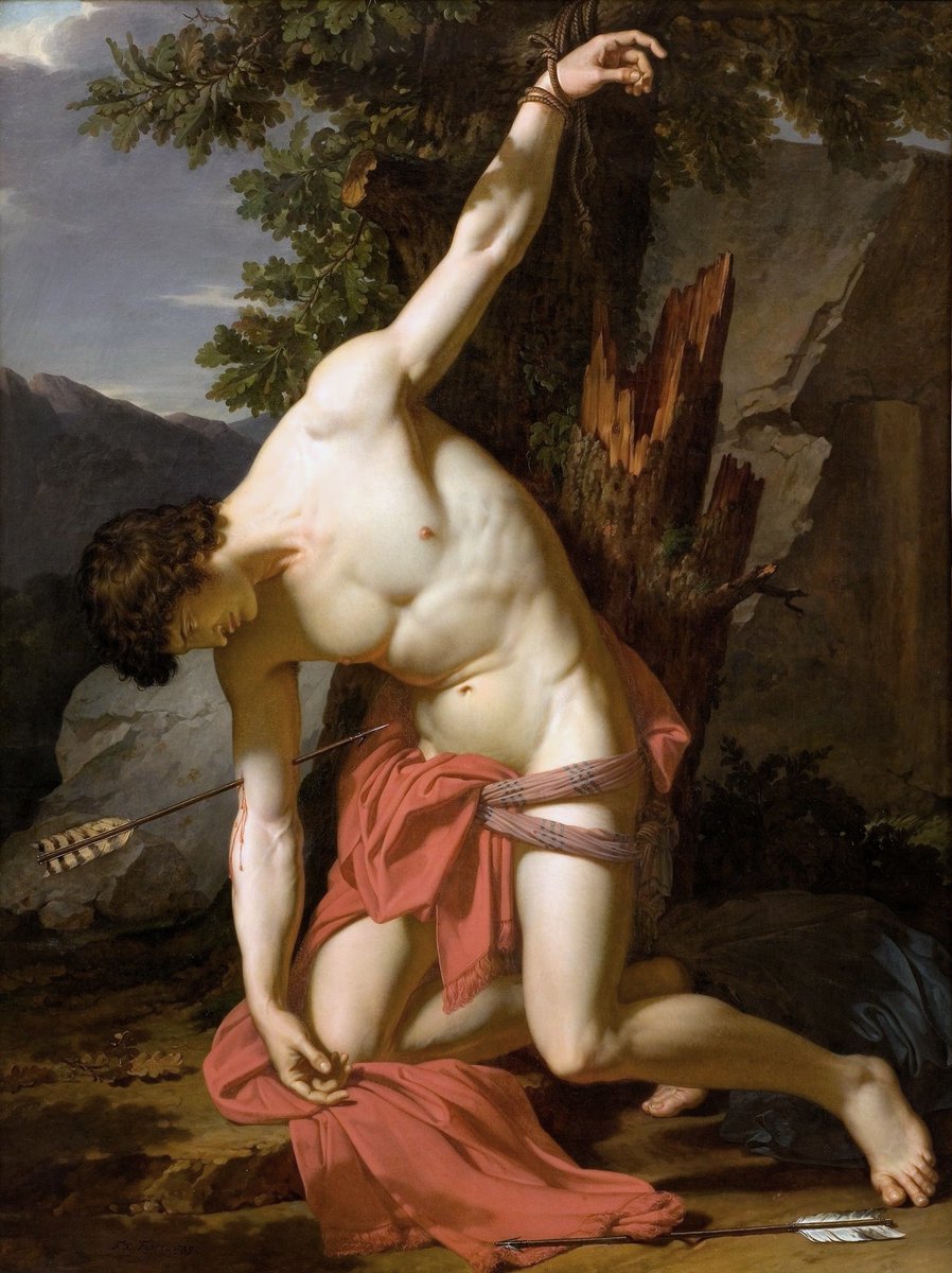 "Saint Sébastien expirant", del pintor francés François-Xavier Fabre (1766-1837).