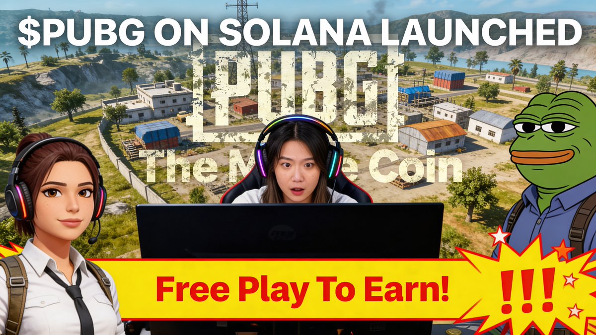 EPubg50402's tweet photo. 🎮 $PUBG is LIVE on Solana!

The FIRST real Play-to-Earn PUBG ecosystem is here. Get kills → Get paid. No purchase required to earn!

✅ Official PUBG API integration
✅ 2-week seasonal leaderboards
✅ AI-powered stats tracker
✅ Deployed via @MeteoraAG:

3NDfCEBCNHTp66Yhf7iPNkd3PtTAxGkYw8K2kWc1PUBG

🌐 https://t.co/7z6Rv831N1
📊 https://t.co/ZBrmRnVP95

Turn your PUBG skills into crypto. LFG! 🚀#PUBG #Solana #P2E #PlayToEarn @PUBG