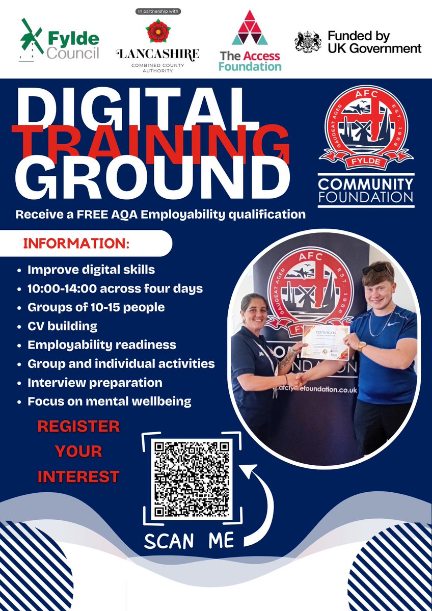AFC Fylde Community Foundation tweet media