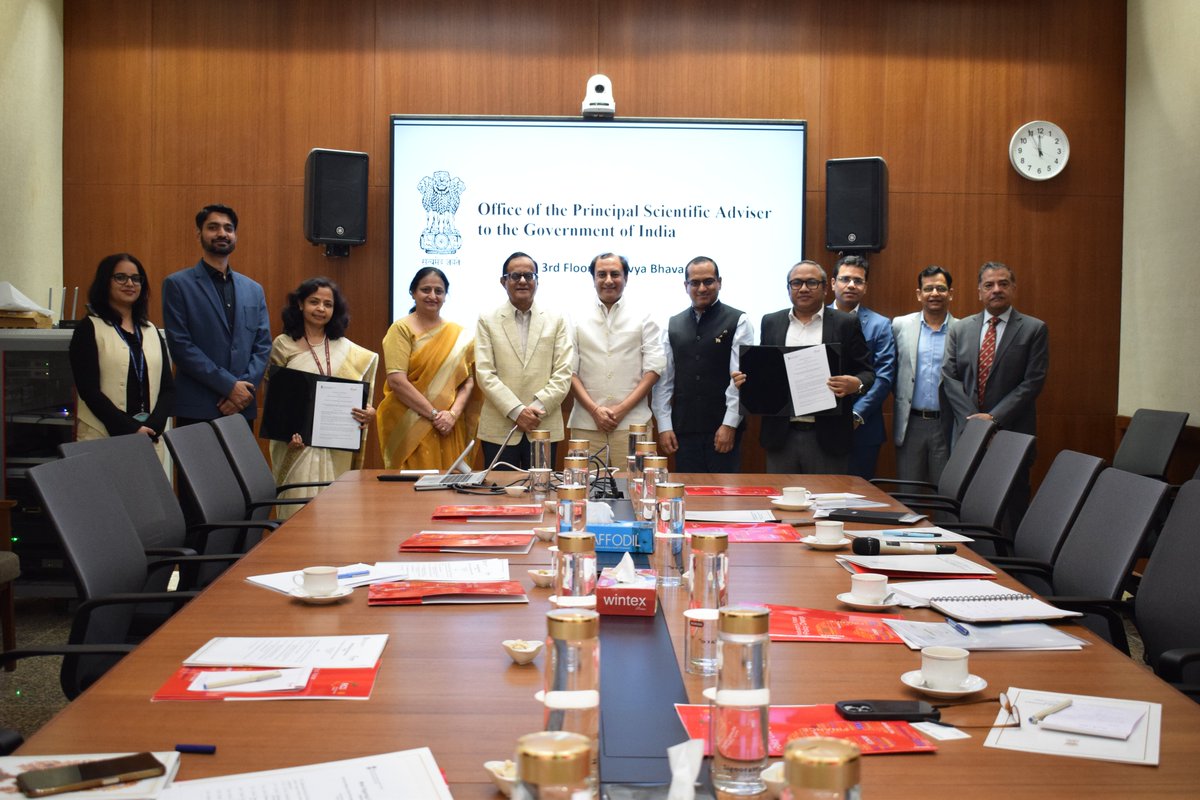 Office of Principal Scientific Adviser to the GoI tweet media