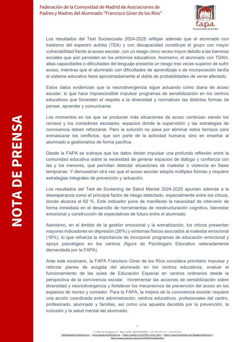 FAPA Giner Ríos tweet media