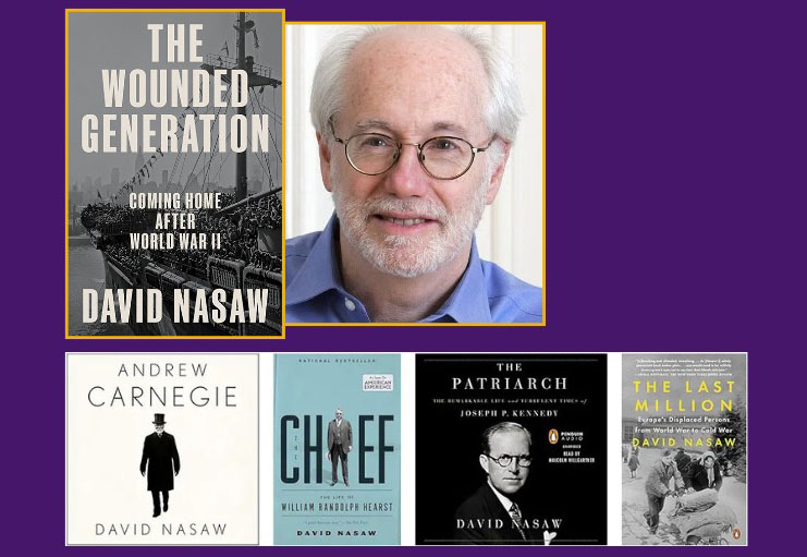 nyswi's tweet photo. Historian and two-time Pulitzer finalist David Nasaw comes to @ualbany on Thursday , May 7, o discuss The Wounded Generation, a powerful new look at the hidden costs of WWII on veterans and the nation. Free and open to the public; signing to follow.  >>> https://t.co/7ysY0gdF7I https://t.co/6PJJH70TBj