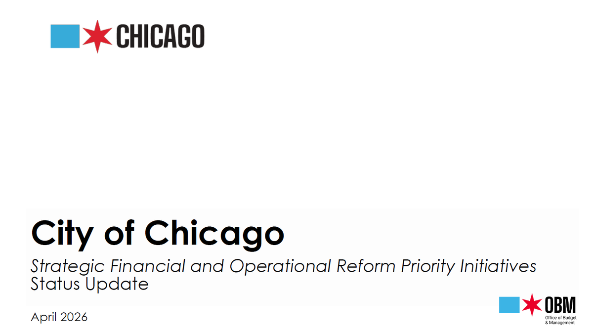 ChicagoBudget's tweet photo. The Office of Budget and Management’s April Efficiency Priority Report is out.
🔗 https://t.co/lKbjXcDCY0
 
#ChiBudget https://t.co/ZDZ7fQCyEk