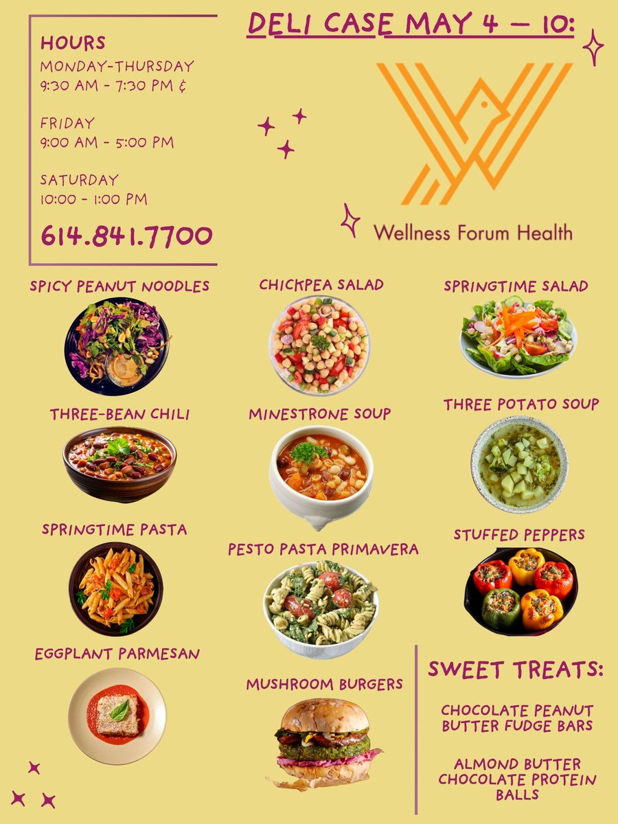 PamPopper's tweet photo. ✨Come visit us and try some of the delicious foods we offer each week - made with love - by our fabulous WF Foods kitchen crew✨ https://t.co/C8R2v0q986