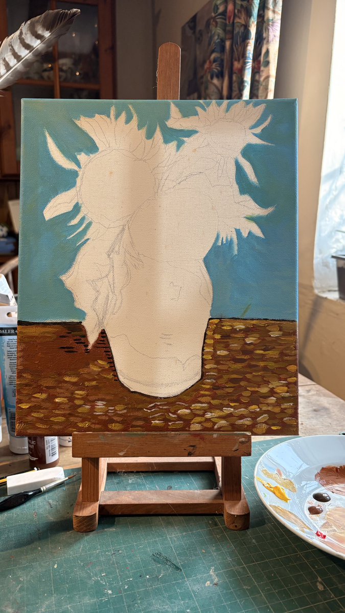 samartwor's tweet photo. My painted I am doing is looking good, I am enjoying it. https://t.co/UYutEiKMUj