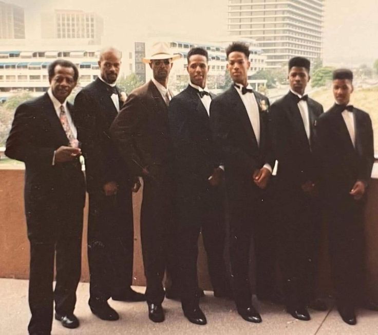 The Wayans family, including all the brothers and their father, Howell Wayans, in a group photo from the 1990s.