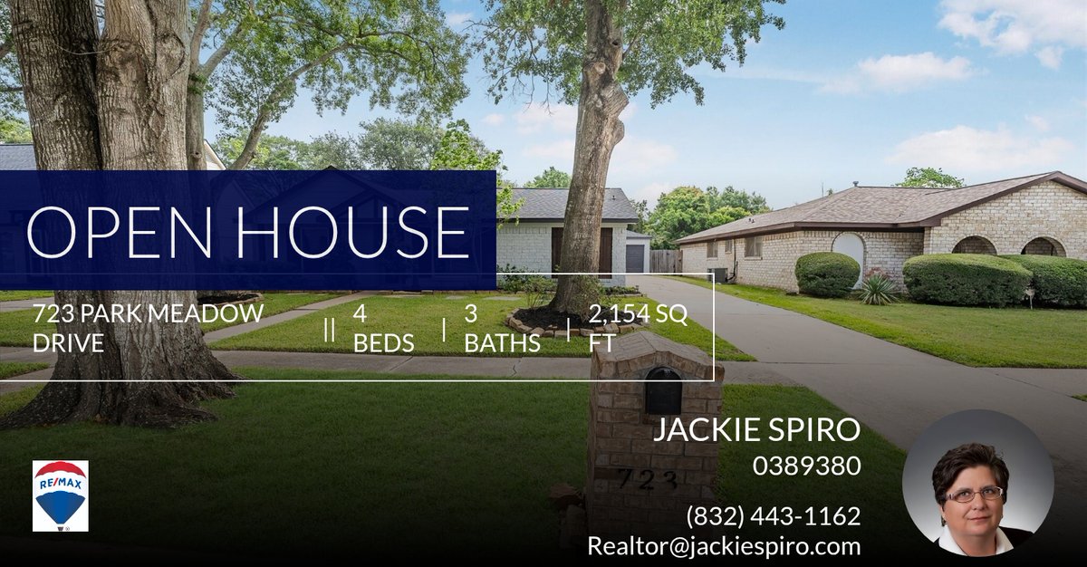 spirojackie's tweet photo. Looking for a Home in Katy? This home has lots of Storage and a Garage apartment. Attend the upcoming open house May 9th at 11:00 AM and decide if it's the home for you! Text 1212 to 832-742-4904 to view more details &amp;... https://t.co/vHqaxrF5T9 https://t.co/JBfApt32oK