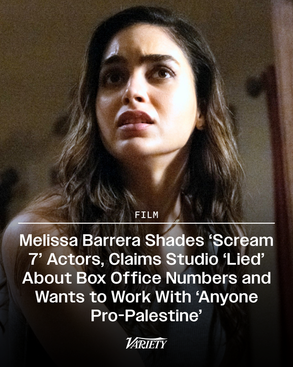 Melissa Barrera claims Paramount "lied about the numbers" for "Scream 7" and says "I don’t think it made that much money." 

She believes the actors who appeared in "Scream 7" after she was fired crossed a picket line: "They have to live with that. The only way they were able to