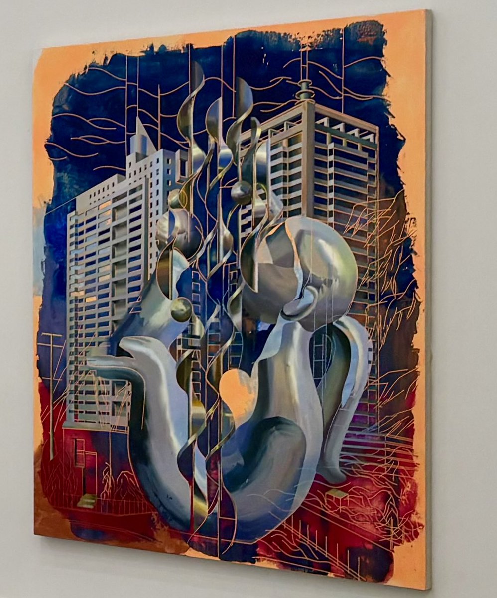 arianacmills's tweet photo. Week of #rads #lateshift means more daytime for #nyc activities. Particularly enjoyed visiting @newmuseum New Humans exhibit which poses the question— with technology’s rapid advancement, what’s left that makes us uniquely human? #MedHum #MedTwitter https://t.co/ED7qeMIAQ9