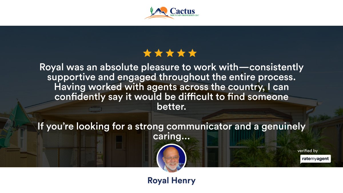 RoyalHenryRE's tweet photo. My latest RateMyAgent review in Chandler.
(AZ) SA577388000
https://t.co/7uwJ1v4iY5

...
#ratemyagent #realestate #Cactus_Mountain_Properties_Royal was an absolute pleasure to work with52 bed | 2 bath | 1 car🛌 2 🛀 2 🚘 1LLC https://t.co/QuRkqMXoAz