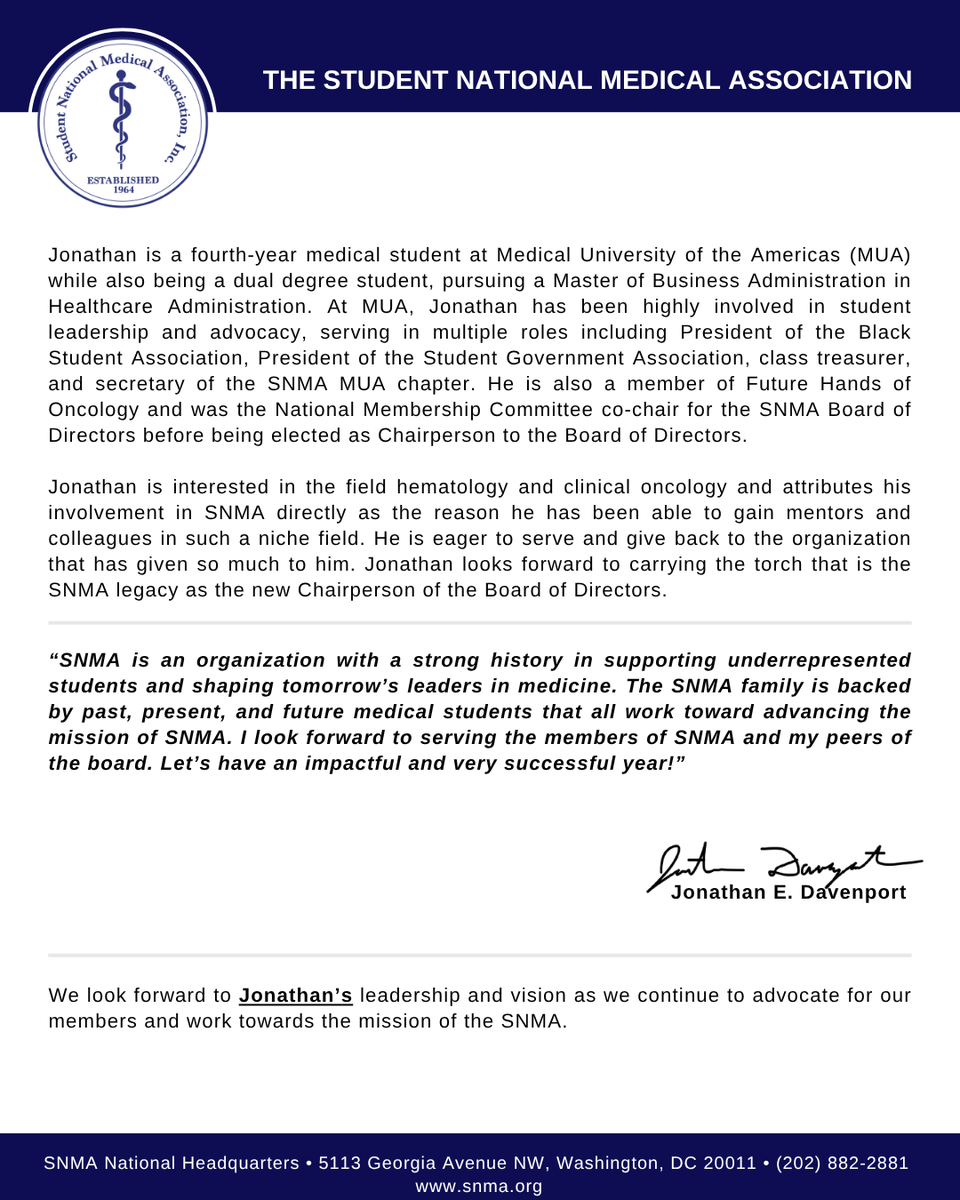 Student National Medical Association, Inc (SNMA) tweet media