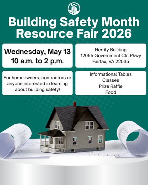 NOVEC's tweet photo. Join us next week for Fairfax County Land Development Service’s Building Safety Month Resource Fair on Wed., May 13, 10am-2pm at the Herrity Building! 🛠️ You can see NOVEC’s electrical safety demonstration trailer and visit our table to pick up some swag. https://t.co/kTTsmhv4P5