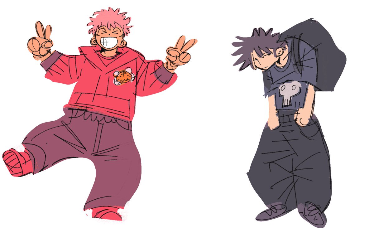 yuji and Megumi I doodled while dying