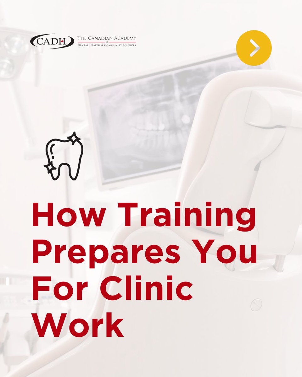 CADHCS's tweet photo. Training for dental careers is more than theory. At the Canadian Academy of Dental Health &amp; Community Sciences, students practise in simulated clinical settings, build routines, and develop confidence through repetition before entering real workplaces. 🔗 https://t.co/Yb1X5vMi9D https://t.co/Vwab2jd0Dc