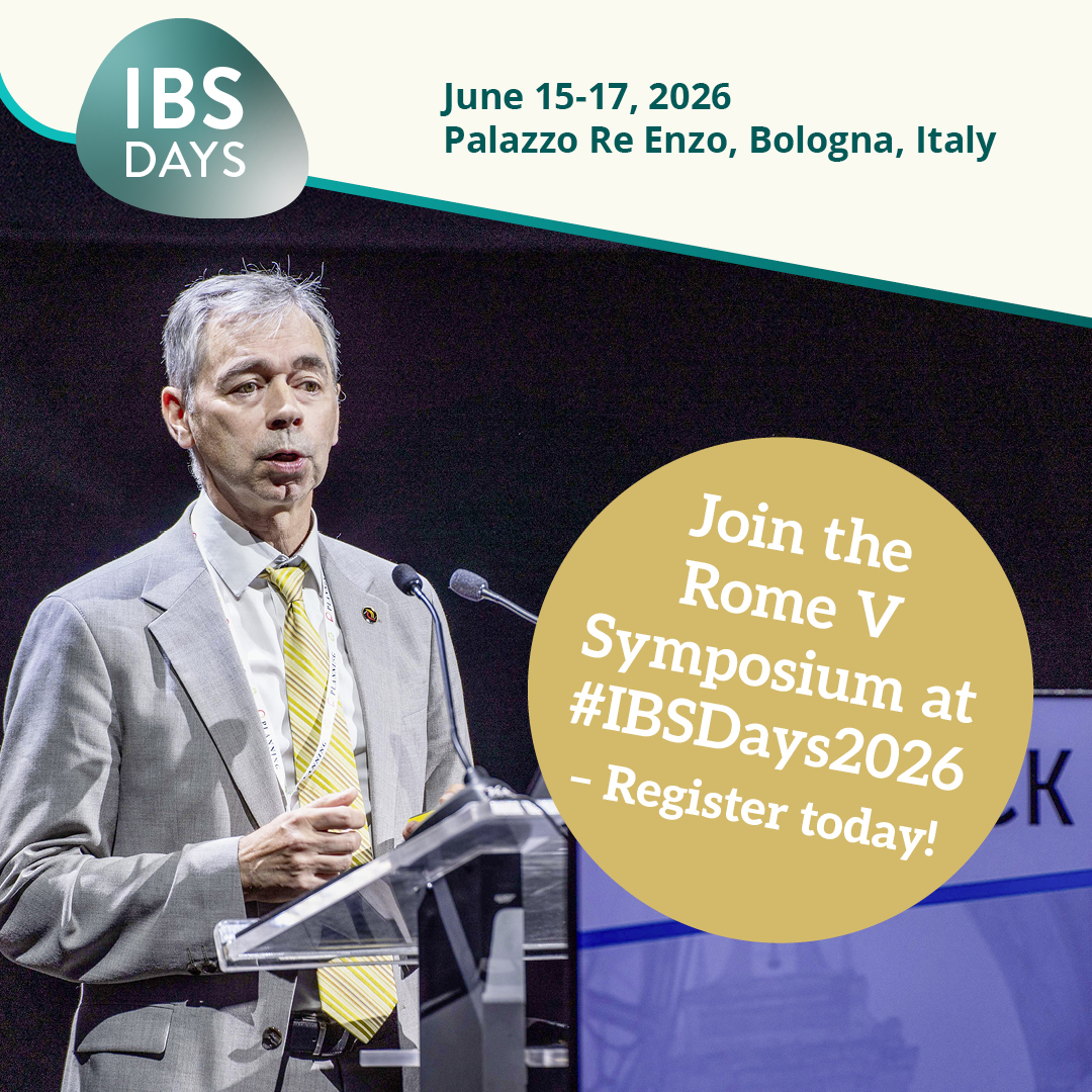 ibs_days's tweet photo. What’s new in Rome V for #IBS care? At #IBSDays2026, the @RomeFoundation Symposium features leading experts incl. Jan Tack, M Grover, A Lembo &amp; Q Aziz discussing new insights into #DGBI pathophysiology, diagnostics &amp; GI pain disorders. Full programme👉 https://t.co/NWEVYawQo9 https://t.co/uWJjJxu0uq
