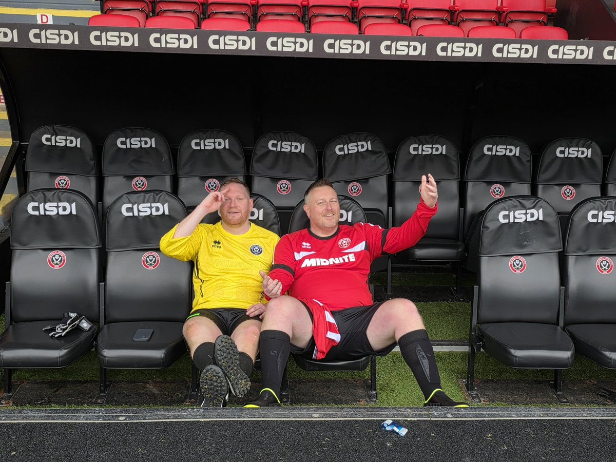 FT 1-1 
<a href="/SheffieldUnited/">Sheffield United</a> (Fans) win 10-6 on pens.

<a href="/JimmyRambleYT/">Jimmy - Blades Ramble 🎙️</a> <a href="/IngoodNick17/">Ingood Nick</a> 
<a href="/RambleFC/">Ramble FC 🎙️⚽️</a>