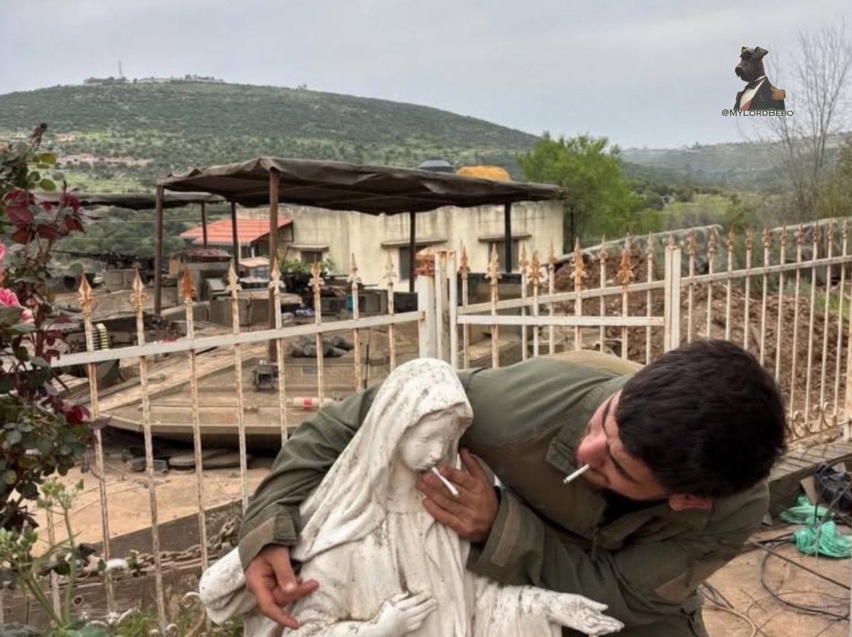 🇮🇱🇱🇧 Just weeks after IDF demolished crucifix in southern Lebanon, they denigrated statue of Virgin Mary next to Christian graveyard

What explanation will the IDF give now? Does this reflect a deeper, recurring pattern?