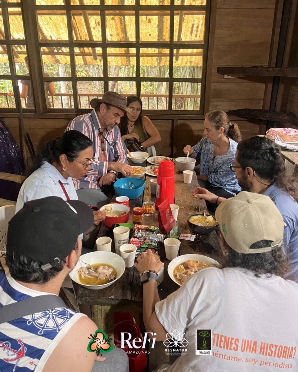 refiamazonas's tweet photo. And between all of it, a community sancocho that brought everything together 🍲

These spaces remind us that the network already exists. We just have to keep weaving it. https://t.co/MEHLMidwOS