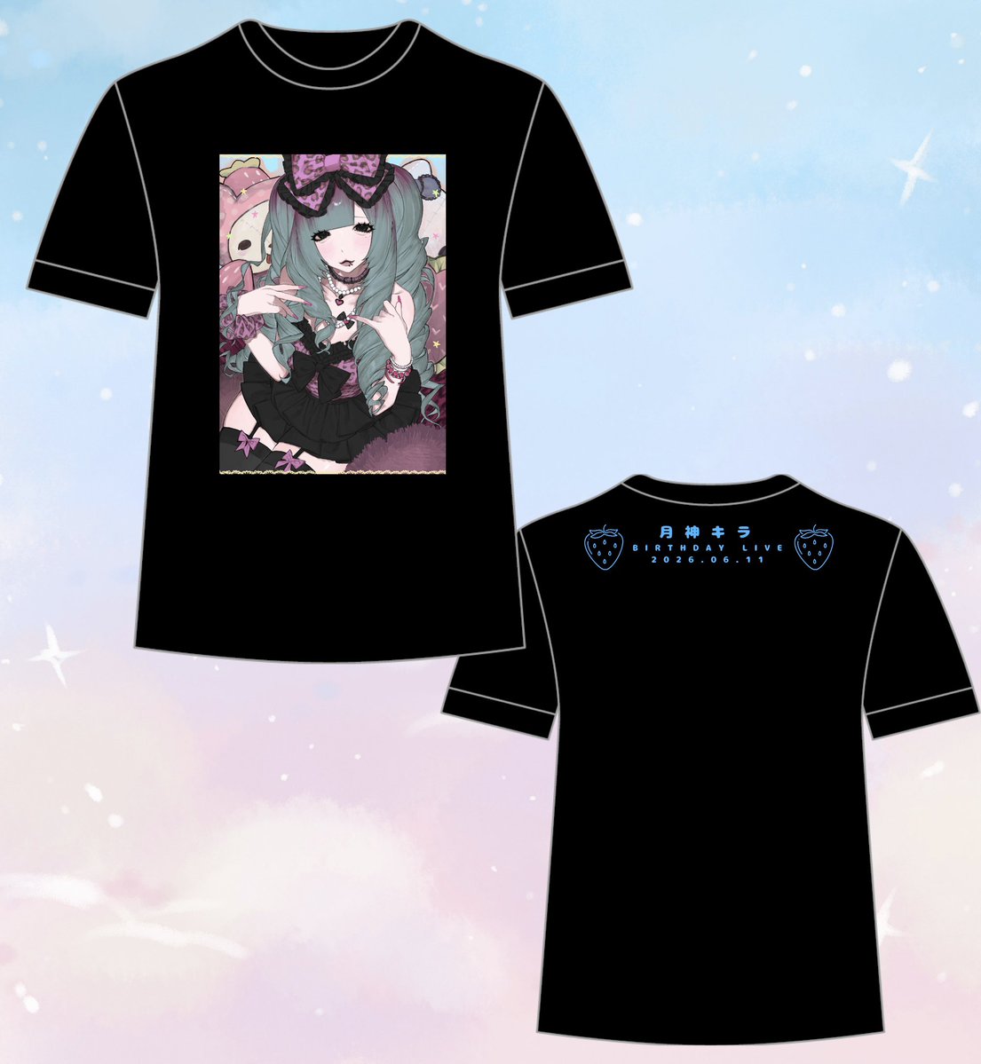 2026年6月11日(木) 『月神キラ生誕祭2026』 Sチケット特典 生誕Tシャツ