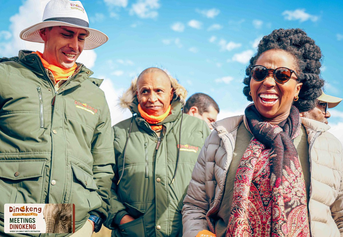 TheeEwanBotha's tweet photo. MEC Ewan Botha extends sincere appreciation to MEC @VuyiswaRamokgop, members of the diplomatic corps, media, and all stakeholders such as @DIRCO_ZA for their presence and enthusiasm.

The future of Dinokeng is collaborative, and the opportunity ahead is one we build together.
#TourismInvestment #GautengTourism #GrowingGautengTogether #GPEnvironment #MECEwanBotha #AfricaInOneDay #AfricaMonth