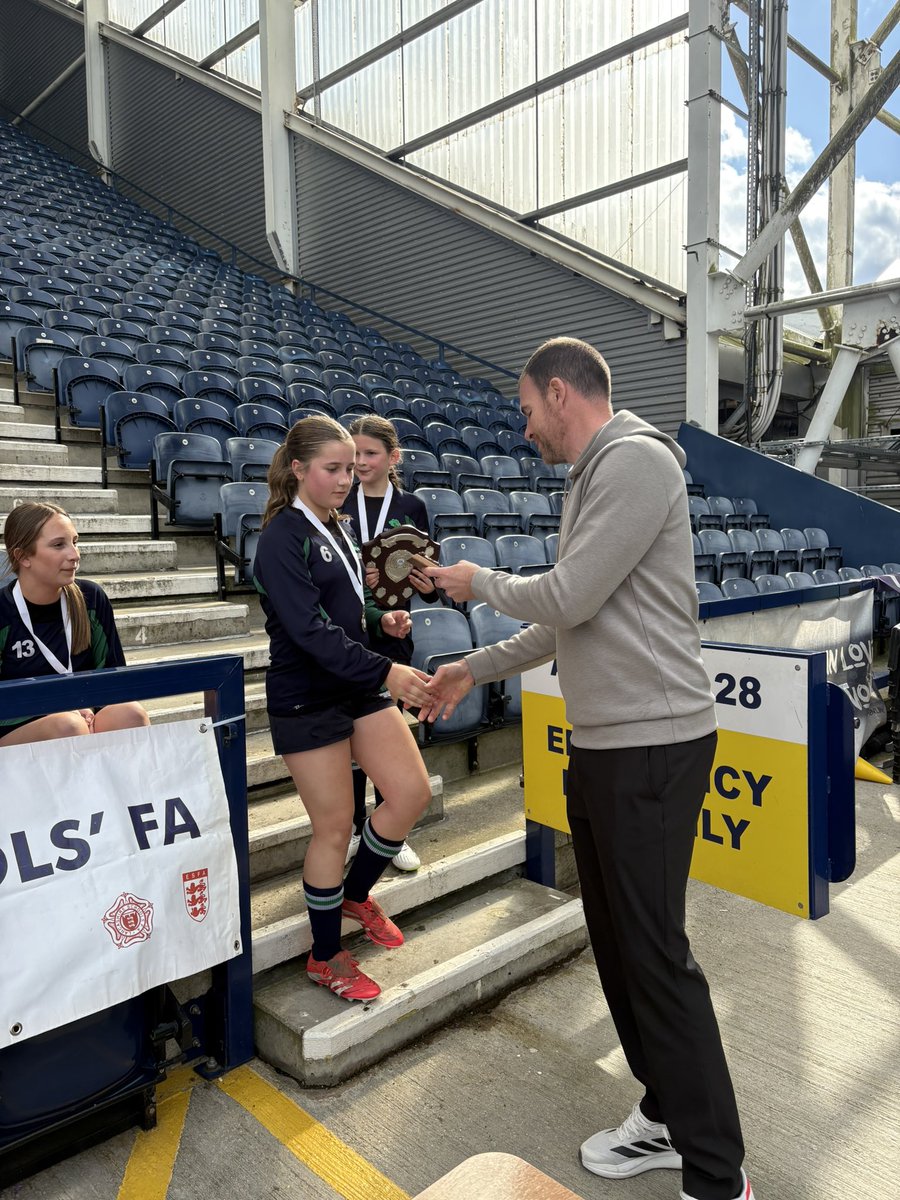 PrestonCityTeam's tweet photo. Dick Clegg Preston School Finals 2025/26

U12 Girls - The Melissa Smith Shield - Sponsored by @cadley_fc 

Ashton 0  vs  5Broughton

Ashton - 
Broughton- M.Kileen, E.Cross, V.Osmani

Player of the Match V.Osmani https://t.co/iEtpre6r9D