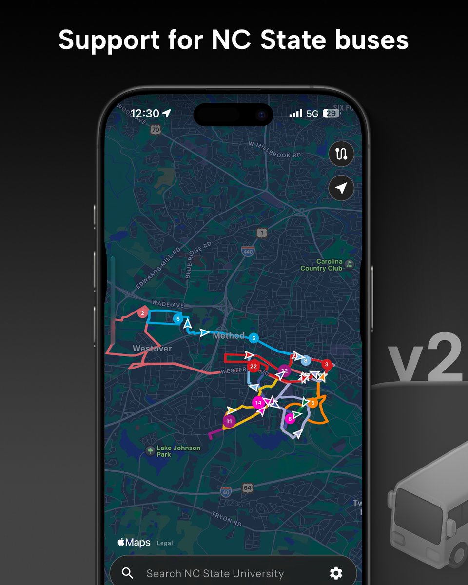 destination_app's tweet photo. Destination App supports NC State buses! https://t.co/dkZkqGohxJ