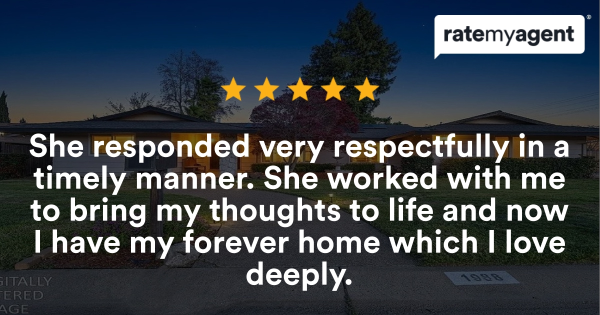 GinnyRitz's tweet photo. My latest RateMyAgent review in Yuba City.
DRE 01010859
https://t.co/8Zc3wvstRX

...
#ratemyagent #realestate #Berkshire_Hathaway_HomeServices_Heritage_REALTORS_Yuba_City_ https://t.co/ZZqZfOftVW