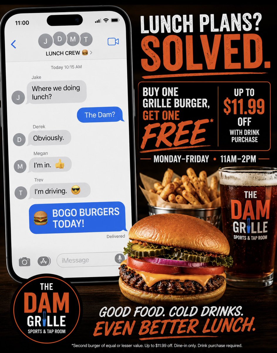The Dam Grille tweet media