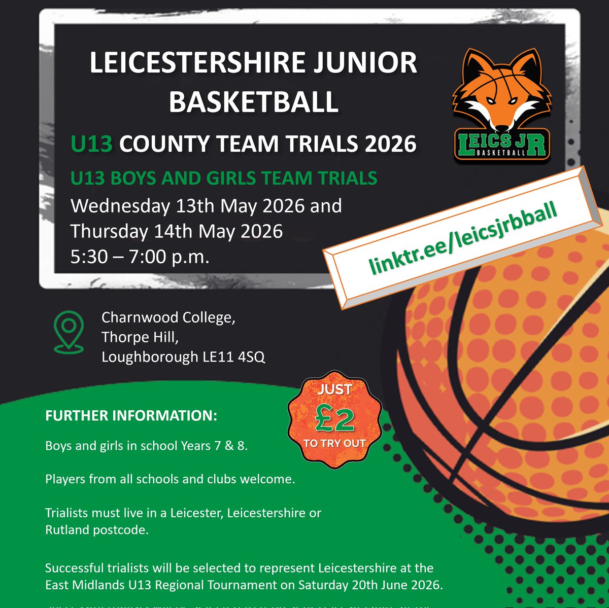 Leicestershire Junior Basketball tweet media