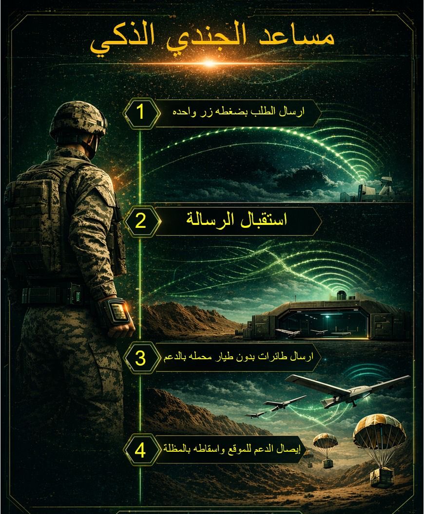 ManartRiyadh's tweet photo. طوّرت جامعة الأمير سلطان، و مجموعة من طلاب كلية علوم الحاسب في منارة الرياض، مشروع مساعد الجندي، الذي يمكّن الجندي عند الإصابة من إرسال نداء استغاثة عبر ترددات بعيدة المدى دون الحاجة للأقمار الصناعية، مع نقل الإحداثيات إلى طائرات بدون طيار محملة بالإسعافات تصل تلقائياً إلى موقعه. https://t.co/2S72sP1CCn