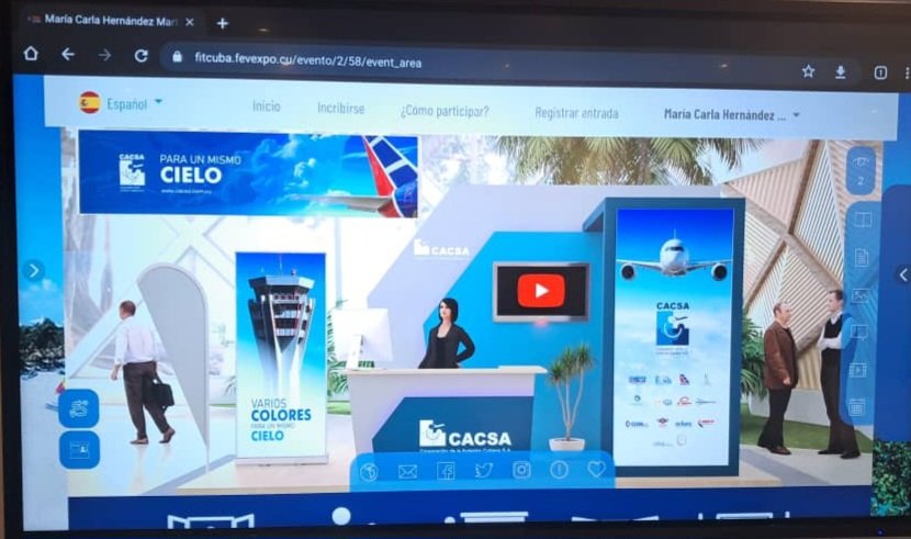 EcasaCuba's tweet photo. Del 7 al 9 de mayo, la 44ª edición de la Feria Internacional de Turismo se desarrollará en formato virtual y presencial. #ECASA participará activamente en este evento desde el Stand de #CACSA, reafirmando su compromiso con la conectividad aérea y el fortalecimiento de alianzas. https://t.co/QyoG7LvBye