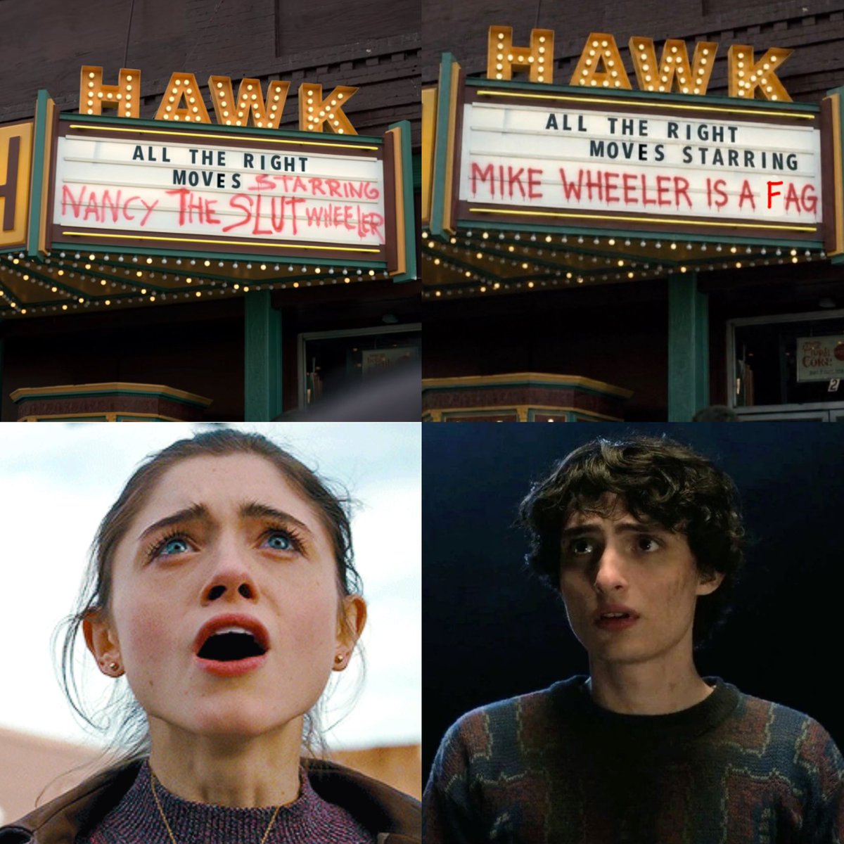 kennedybegins's tweet photo. the movie sign 3 years apart 
(mike one from @bylerinmyheartt) https://t.co/cQDZGNmwlD