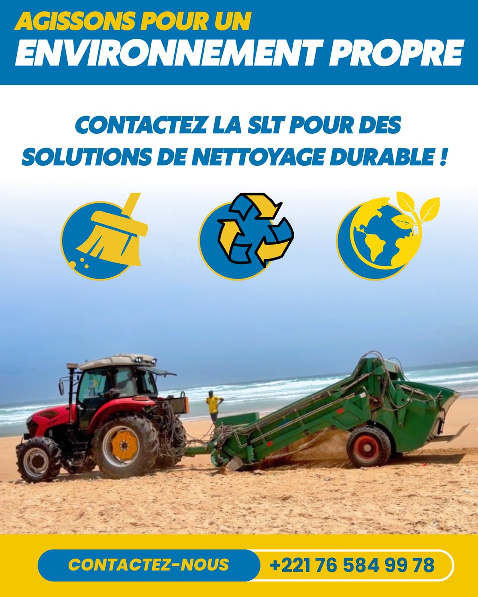SLT_Officiel's tweet photo. Protéger notre littoral, c’est agir maintenant, ensemble.

#Environnement #Littoral #Tourisme #TourismeDurable #Sénégal https://t.co/BQWwml5rno