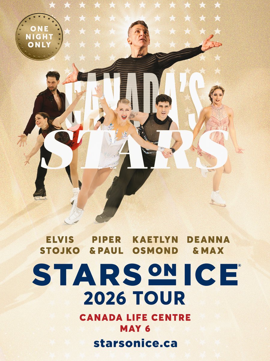 JetsGearStore's tweet photo. Stars on Ice returns tonight! ⛸️

We will have 2⃣ merch booths open:
- Main Concourse North End
- Section 105 https://t.co/9pOlJIkJoc