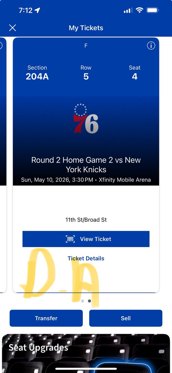 Dlovee_'s tweet photo. I have Sixers vs Knicks tickets available for Friday May 8th and Sunday May 10th 
Hit my line! 
#sixers #knicks #sixervsknicks #76ers https://t.co/U6gc7kfSbY